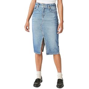 تنورة نسائية متوسطة الطول من قماش الدنيم من Lucky Brand in Saudi Arabia
