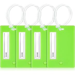 Luggage Tags for Suitcases 4 Pack Bag Tags for Luggage Travel Essentials Luggage Accessories by Sodsay