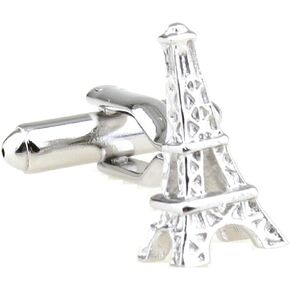 MRCUFF Eiffel Tower Pair France French Cufflinks Presentation Gift Box & Polishing Cloth in Kuwait