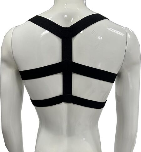 TAIKMD Man Harness Belt Strong Nylon Body Chest Elastic Shoulder Strap Club Wear Costume in Saudi Arabia