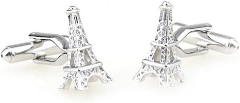 MRCUFF Eiffel Tower Pair France French Cufflinks Presentation Gift Box & Polishing Cloth in Kuwait