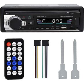 مشغل MP3 راديو السيارة PUSOKEI Single Din in Dash Car Radio MP3، مشغل MP3، CD، DVD، MP3، مستقبل راديو USB AM FM، راديو FM مزدوج مثبت على السيارة، بلوتوث بدون استخدام اليدين، مشغل موسيقى MP3 بدون فقدان in Kuwait