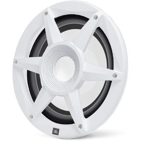 JBL - Mobile Stadium Marine Series 10" Premium Free Air Subwoofer w/SSI RGB Lighting White (STADIUMMW1000AM) in Kuwait