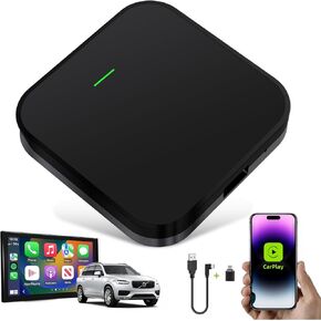 Voraiya Wireless CarPlay Adapter for iPhone, Newest Apple Carplay Wireless Adapter Convert Wired to Wireless CarPlay Dongle, Plug & Play, Fast Easy Use, 5Ghz WiFi Auto Connect for Cars from 2015+ in Kuwait