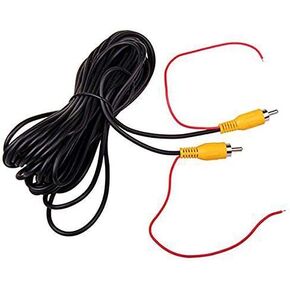 EKYLIN 15M 50FT Backup Camera Monitor RCA Phono Video Extension Cable for Truck RV Trailer Auto Rear View Parking System with Detection Wire Automatic Reverse Trigger in Kuwait