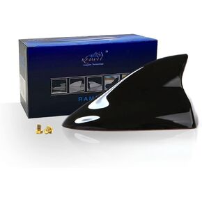Ramble- Super Shark Fin Antenna, Car Radio Aerials, Functional Antennas, for Ford Fusion (Advanced Style, Black) in Kuwait