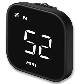 VEESA Digital GPS Speedometer, Car Universal HUD Head Up Display with Speed MPH, Compass Driving Direction, Fatigue Driving Reminder, Overspeed Alarm Trip Meter, for All Vehicle (G10)