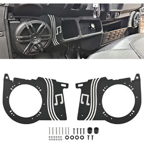 OICCTBF Dash Speaker Mounts for Polaris Ranger XP 1000/1000 2018-2023,Under Dash Speaker Pods Dashboard Speakers Enclosures Holders Accessories,No Modifications
