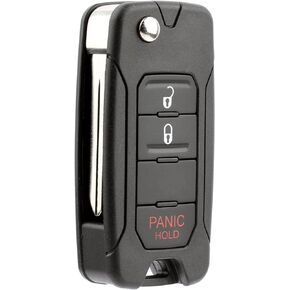 KeylessOption Keyless Entry Remote Control Car Flip Key Blade Fob Uncut Blank Chip Transponder Replacement in Saudi Arabia