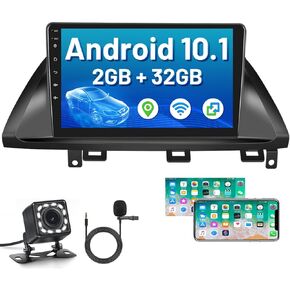 Hikity 6+128GB Android 13 Carplay Stereofor 2005-2010 Honda Odyssey with Wireless Carplay Android Auto, 9 Inch Touch Screen, 32EQ DSP, Bluetooth, 59 UI, WiFi, GPS, SWC, MIC, Backup Camera