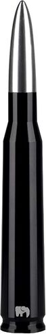 50 Cal Caliber Bullet Style Antenna, Compatible with GMC Sierra (2000-2024), GMC Canyon (2015-2024), GMC Acadia (2007-2019), GMC Terrain (2010-2017) - Designed for Optimized FM/AM Reception (Black) in Saudi Arabia