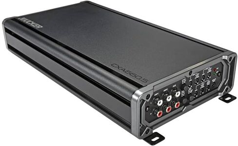 Kicker CX Series 46CXA6605T 5 Channel Car Amplifier and 46CXARCT Dash-Mount Wired Remote and DIAS Keychain in Saudi Arabia
