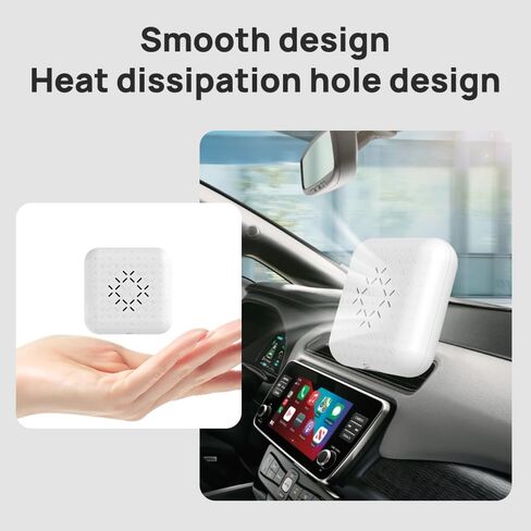 محول CarlinKit 3.0 صغير لجهاز iPhone iOS 10+ وللسيارات المزودة بسلك Carplay من المصنع، محول CarPlay المحسن لعام 2023 يحول CarPlay السلكي إلى لاسلكي، بدون تأخير، سهل الاستخدام، دونجل صغير أنيق وخفيف الوزن in Saudi Arabia