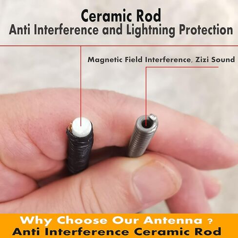 6 3/4 Inch Rubber Antenna for Ford Transit Connect (2010-2019) Radio Premium Reception - Car Wash Proof, Internal Copper Coil Antenna Mast Replacement in Saudi Arabia