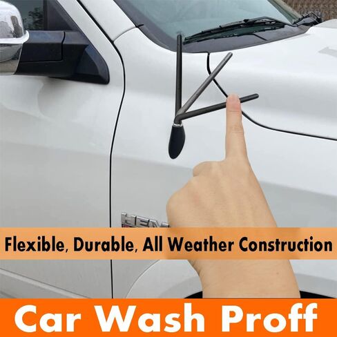 6 3/4 Inch Rubber Antenna for Ford Transit Connect (2010-2019) Radio Premium Reception - Car Wash Proof, Internal Copper Coil Antenna Mast Replacement in Saudi Arabia