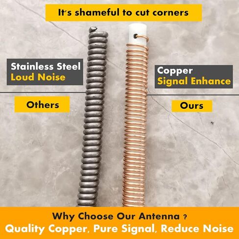 6 3/4 Inch Rubber Antenna for Ford Transit Connect (2010-2019) Radio Premium Reception - Car Wash Proof, Internal Copper Coil Antenna Mast Replacement in Saudi Arabia