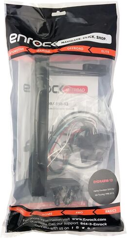 Enrock EHDRAB98-13 Harley Davidson Single-DIN Stereo Installation Kit Fits 1998-2013 in Saudi Arabia