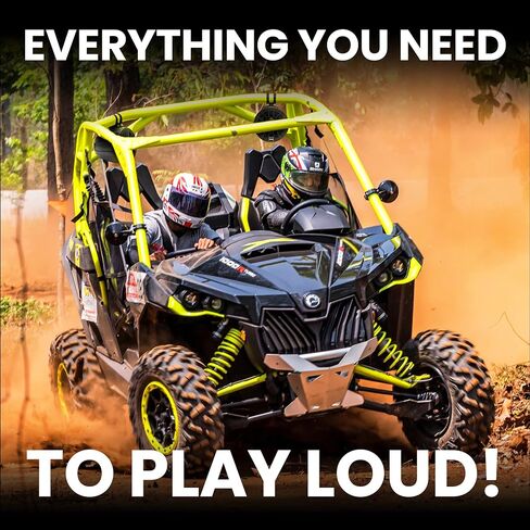 BOSS Audio Systems MPWT60 Marine ATV UTV Roll Cage Waketower Speaker Pods - 600 Watts of Power Per Pair, 6.5 Inch, Full Range, 2 Way, IPX6 Weatherproof, Sold in Pairs in Saudi Arabia