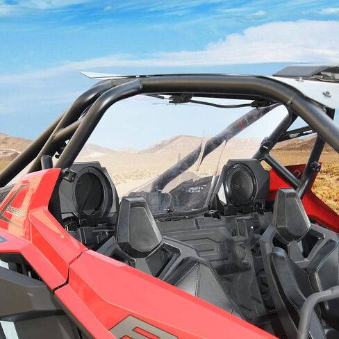 HAKA TOUGH RZR PRO XP مكبر صوت بود ، لوحات قفص تثبيت خلفية 6.5 بوصة مع دعامات تثبيت معدنية لملحقات 2020 2021 Polaris RZR PRO XP XP4 ، قطعتين in Saudi Arabia