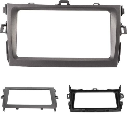 مجموعة Dubil Din Tich Skren لمجموعة تثبيت ستيريو السيارة كورولا مزدوجة DIN | إطار ملاحة 2Din 7in إطار لوحة راديو DVD للسيارة مناسب لـ 08؟13 in Kuwait