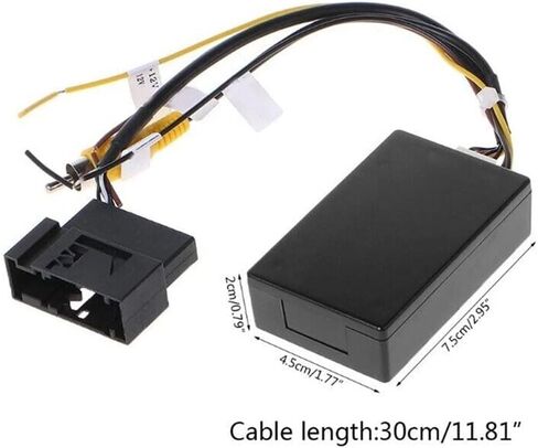 26 دبوس RGB الى CVBS (RCA) محول كاميرا عكسية لاشارة ايه في، يمكن فك تشفير متوافق مع فولكس فاجن باسات سي سي تيجوان مع كاميرا الرؤية الخلفية الأصلية RGB in Kuwait