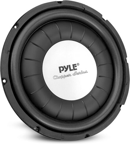 Pyle Car Vehicle Subwoofer Audio Speaker - 10 Inch 1000 Watt Power Ultra Slim DVC Subwoofer w/ Dual 2" Kapton Voice Coil, 4 Ohm Impedance, 60 Oz Magnet - for Vehicle Stereo Sound System PLWCH10D in Saudi Arabia