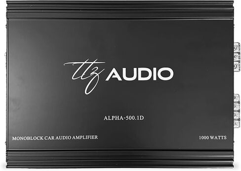 تي تي زد اوديو مضخم صوت للسيارة احادي الكتلة 500.1D من الفا بقناة واحدة فئة دي، ALPHA-500.1D in Kuwait