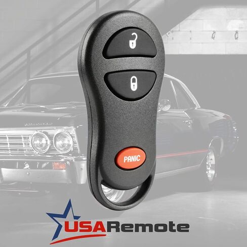 جهاز تحكم عن بعد للدخول بدون مفتاح من Key Fob يناسب كرايسلر ودودج وبليموث (GQ43VT17T)، مجموعة من 2 in Kuwait