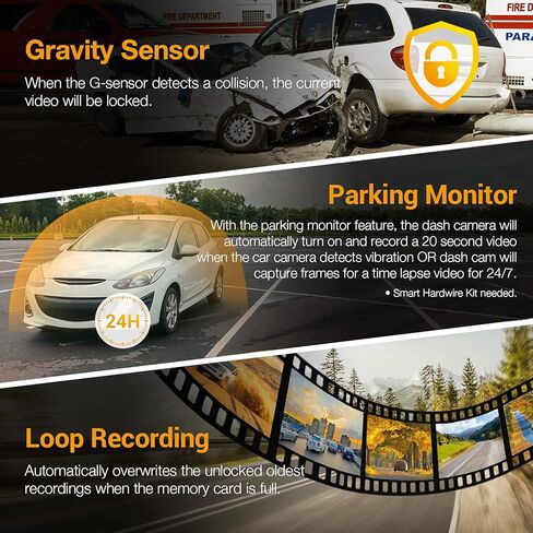 كاميرا قياس RexingUSA V1GW-4K UltraHD: مسجل GPS، واي فاي، عدسة عريضة 170 درجة، شاشة LCD 2.4 بوصة، WDR، تسجيل حلقي، دعم 256 جيجابايت، تمكين التطبيق، تقنية Supercapacitor in Kuwait