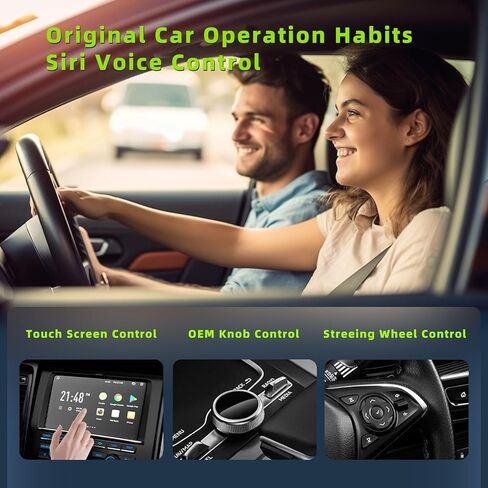 Voraiya Wireless CarPlay Adapter for iPhone, Newest Apple Carplay Wireless Adapter Convert Wired to Wireless CarPlay Dongle, Plug & Play, Fast Easy Use, 5Ghz WiFi Auto Connect for Cars from 2015+ in Kuwait