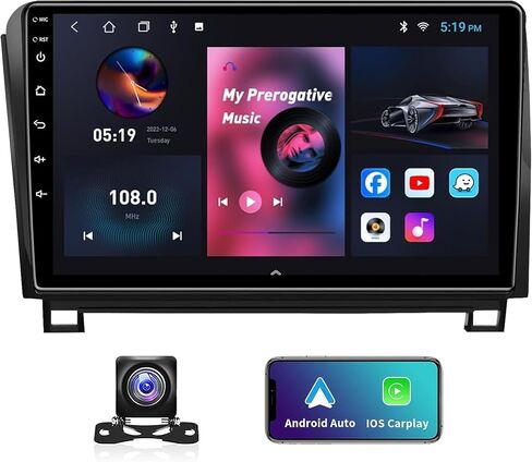 5GWiFi ترقية 4GB+32GB Android 13 راديو السيارة ستيريو لتويوتا تندرا 2007-2013 تويوتا سيكويا 2008-2018 مع Carplay اللاسلكي وAndroid Auto 10.1 بوصة تعمل باللمس واي فاي GPS بلوتوث كاميرا احتياطية in Kuwait