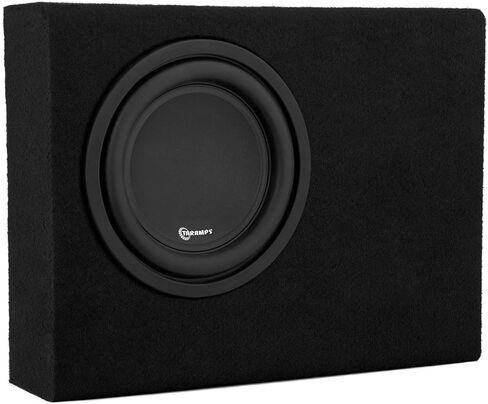Taramp's T 500SW-R PS 8" 500 watts Loaded Subwoofer Enclosure 250 Watts RMS 4 Ohms, Loudspeaker, Sub Enclosure Black Box 500W MAX, High Power Car Audio, Passive Box in Saudi Arabia