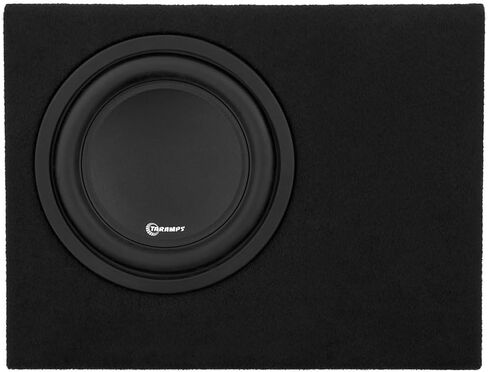 Taramp's T 500SW-R PS 8" 500 watts Loaded Subwoofer Enclosure 250 Watts RMS 4 Ohms, Loudspeaker, Sub Enclosure Black Box 500W MAX, High Power Car Audio, Passive Box in Saudi Arabia