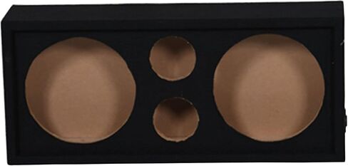 صندوق مضخم صوت السيارة QPower Chuchero لمكبرات الصوت المتوسطة مقاس 10 بوصات و3 بوصات (عبوتان) in Kuwait