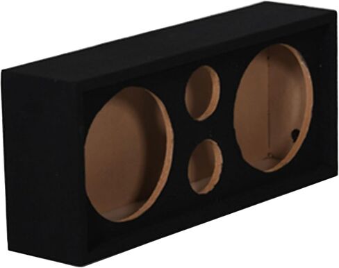 صندوق مضخم صوت السيارة QPower Chuchero لمكبرات الصوت المتوسطة مقاس 10 بوصات و3 بوصات (عبوتان) in Kuwait