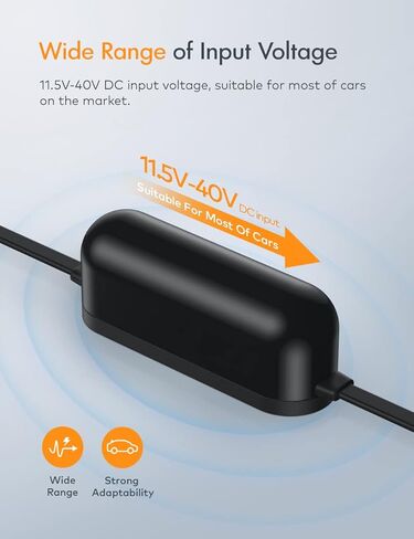 iZEEKER 11.5ft Type-C USB Hardwire Kit Fuse for Dash Cam، متوافق على نطاق واسع مع شاحن Dashcam للسيارة 11.5V-40V in Kuwait