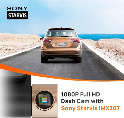 70mai Dash Cam Lite، 70mai Micro SD Card 32GB، 1080P Full HD، Sony IMX307، مستشعر G مدمج، زاوية واسعة 130 درجة FOV، WDR، رؤية ليلية، تسجيل حلقي in Kuwait