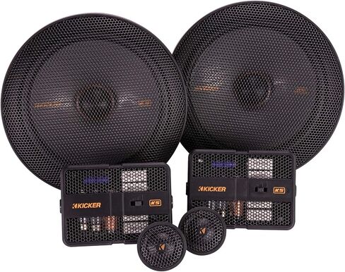 KICKER 47KSS6704 6.75" 125 Watt Car Audio Component Speakers Pair KSS670 in Saudi Arabia