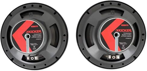 KICKER 47KSS6704 6.75" 125 Watt Car Audio Component Speakers Pair KSS670 in Saudi Arabia