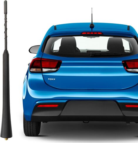 9 Inch Spiral Rubber Antenna for Kia Rio (2009-2024), Kia Rio Antenna Replacement Mast for Kia Rio 2009 2010 2011 2012 2013 2014 2015 2016 2017 2018 2019 2020 2021 2022 2023 2024 in Kuwait