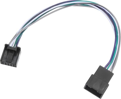 Hihaha داخلي/إضافة مضخم صوت ومضخم صوت وأسلاك T-Harness لتويوتا كامري 2018-2021 لتويوتا RAV4 2019-2021/ موصل قابس ستيريو راديو السيارة 8 دبوس/بلاستيك/1 قطعة/أسود in Kuwait