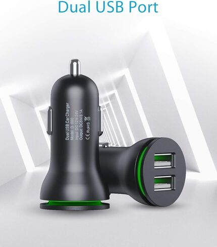 شاحن سيارة VIOFO مع كابل 13.1 قدم (4 متر) لـ A129 Pro Duo / A129 Plus Duo in Kuwait