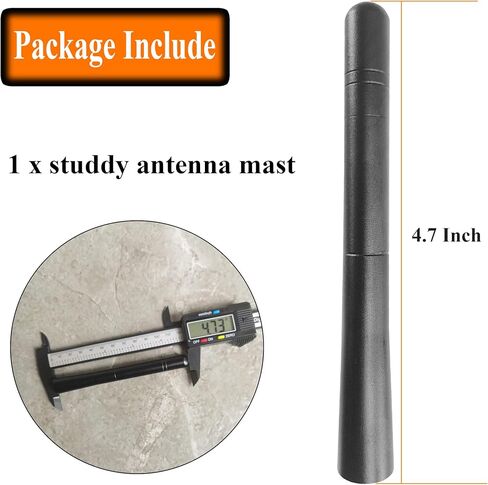Short Aluminum Antenna for Nissan Titan (2019-2023), 4.7 Inch Radio Antenna for Nissan Titan (2019-2023) in Kuwait