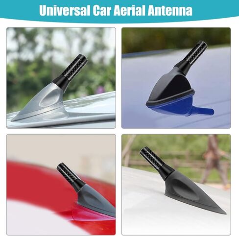 هوائي قصير من الياف الكربون مقاس 1.4 انش من بيبيكو، ديكور هوائي السيارة، هوائي سيارة قصير عالمي مع خيط من خليط معدني من الالومنيوم لمعظم السيارات in Kuwait