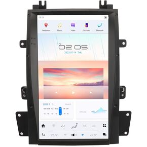 13.6 inch Qualcomm Android 11 Car Radio for Cadillac Escalade 2007-2014 Stereo Replacement Tesla Style Dash IPS Touch Screen Android Auto GPS Navigation Head Unit Audio Multimedia Player