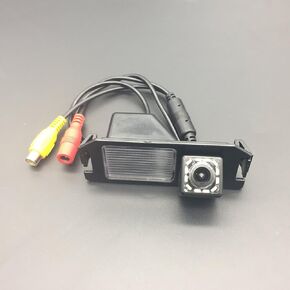 كاميرا الرؤية الخلفية للسيارة LED لسيارة Hyundai Elantra Touring / Hyundai i30 / Hyundai Coupe S3/Tuscani/Tiburon Hyundai Genesis & HD CCD للرؤية الليلية مقاومة للماء والصدمات وكاميرا احتياطية عكسية (12 LED)
