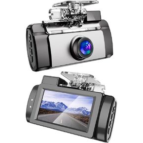 كاميرا ORIbox Dash Cam الأمامية والخلفية 4K/2.5K مسجل لوحة قيادة السيارة عالي الدقة مع شاشة IPS 3.16 بوصة، واي فاي نظام تحديد المواقع للرؤية الليلية تسجيل حلقة 170 درجة WDR زاوية واسعة، بطاقة 32 جيجابايت مجانية، أسود in Kuwait