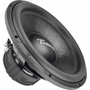 Timpano 10" Sub D4 1500 Watts Max Power Dual 4 Ohm, 10 Inch Car Subwoofer 16 mm Xmax, TPT-T1500-10 D4, 2.6 in Voice Coil, Double Stacked Magnet Sub Woofer for Car Audio Systems (Single) in Kuwait