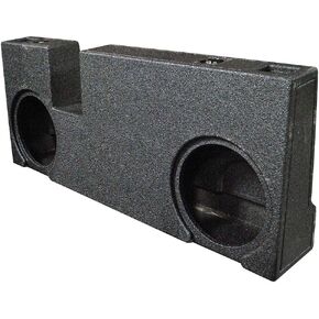 Q Power QBTUNDRA07210 Dual 10" Ported Subwoofer Enclosure for 2007-2017 Tundra Double Cab Trucks with Bed Liner Finish in Saudi Arabia
