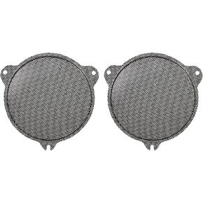 Black Metal Batwing Fairings Front Mesh Speaker Grill Replacement for Harley Touring Electra Street Glide Ultra Limited & Trike 2014-2023